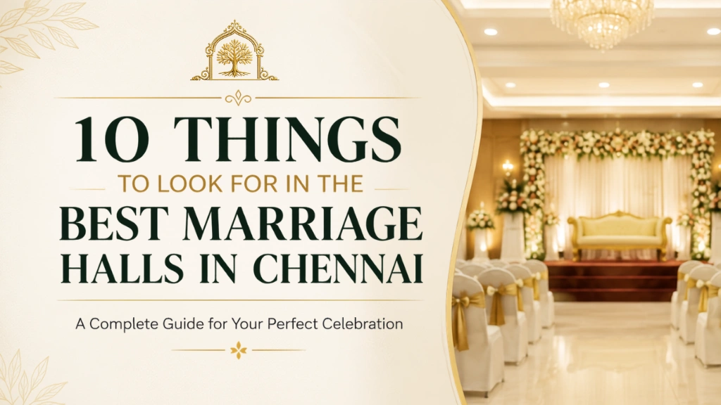 10 Things to Look for in the Best Marriage Halls in Chennai